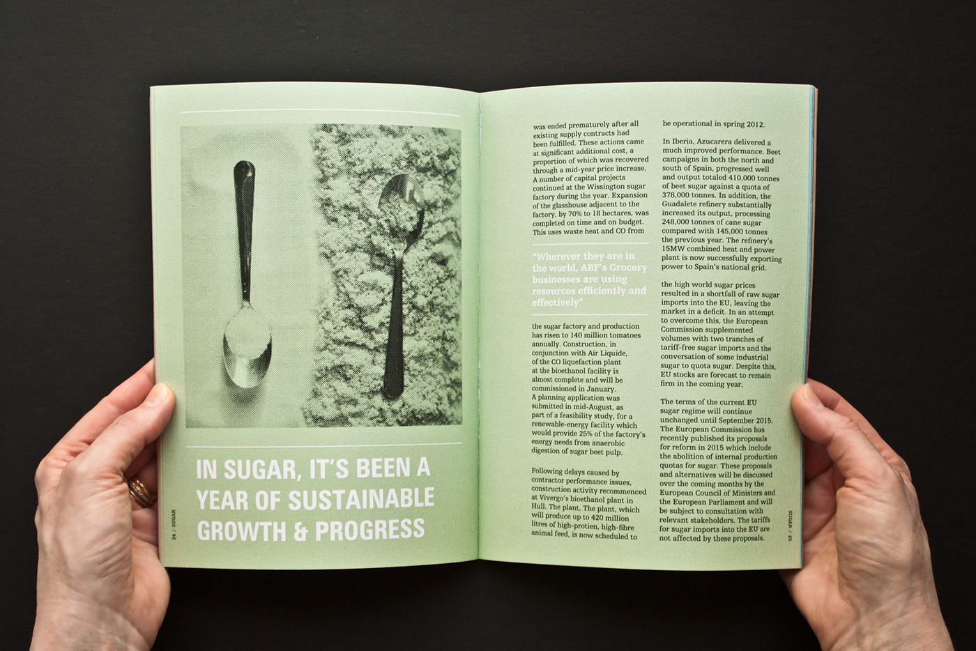 annual report publication design