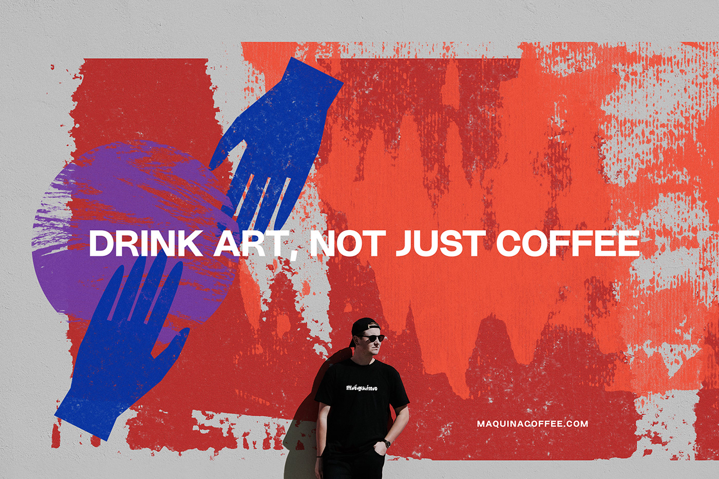 art Coffee colors digital merchandise Packaging paint roasters textures Web