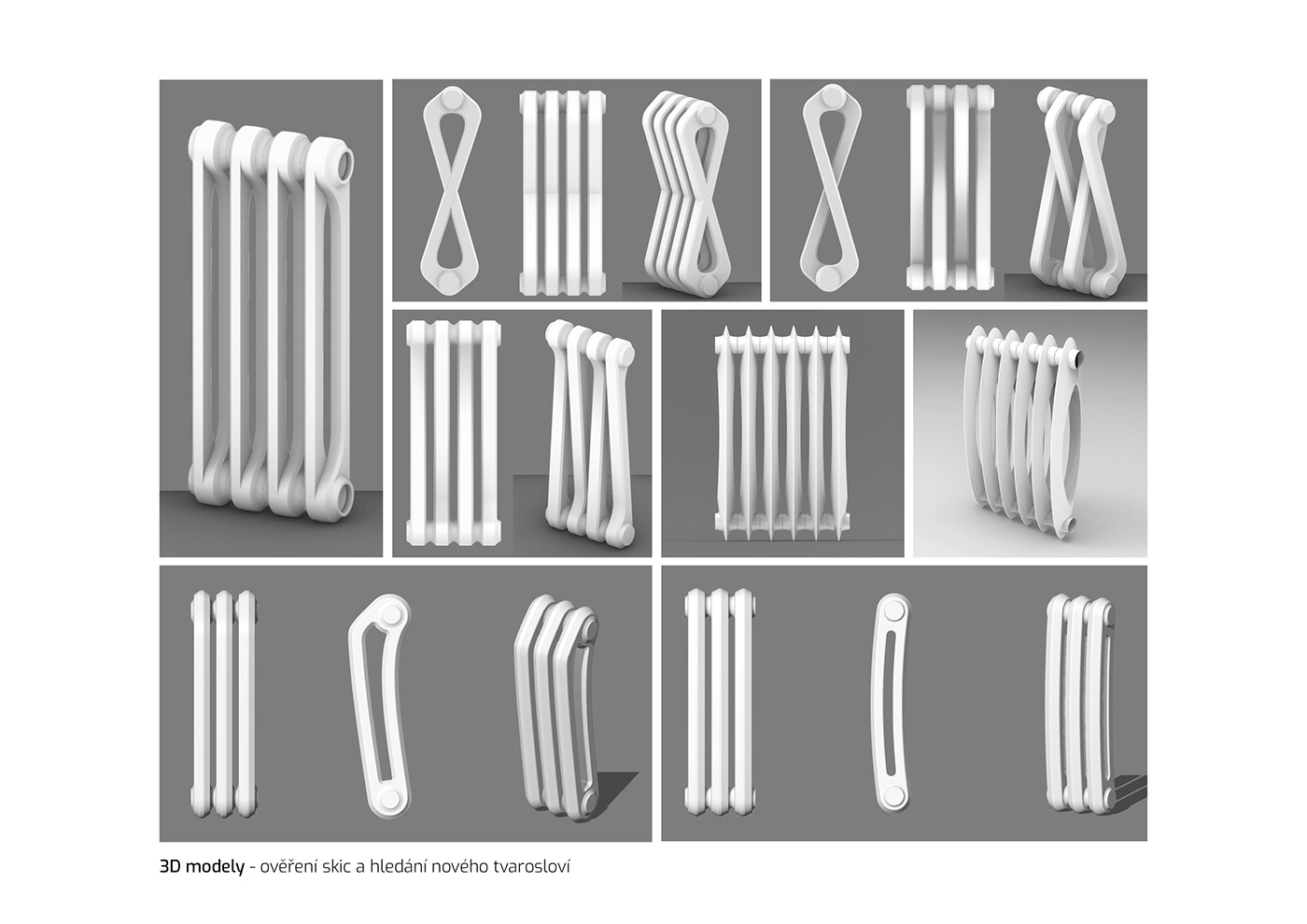Cast Iron industrial design  design process product concept artwork concept art radiator design