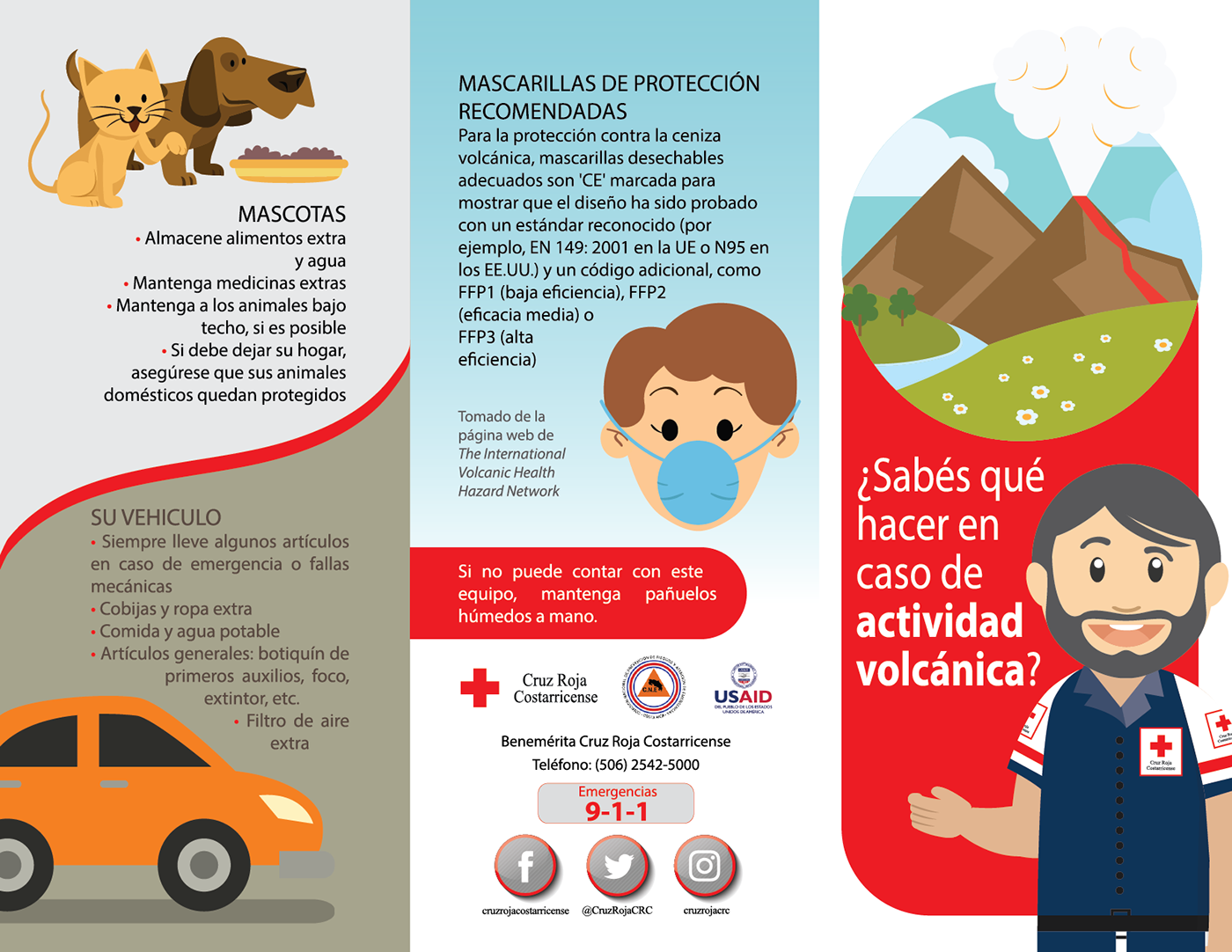 actividad volcánica artes Campaña desastres naturles resiliencia comunitaria