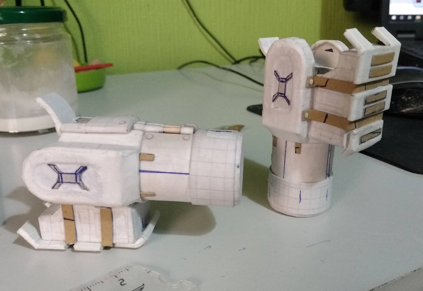 cardboard Character fanart handmade Miniature paper robot sci-fi Titanfall Videogames