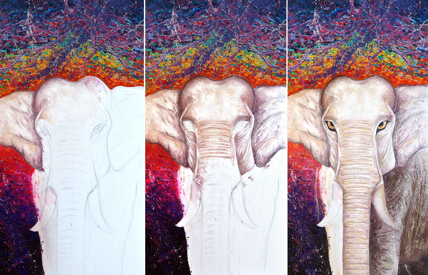 painting   FINEART brisbaneartist brisbanepainter elephantpainting behanceartist fineartaustralia