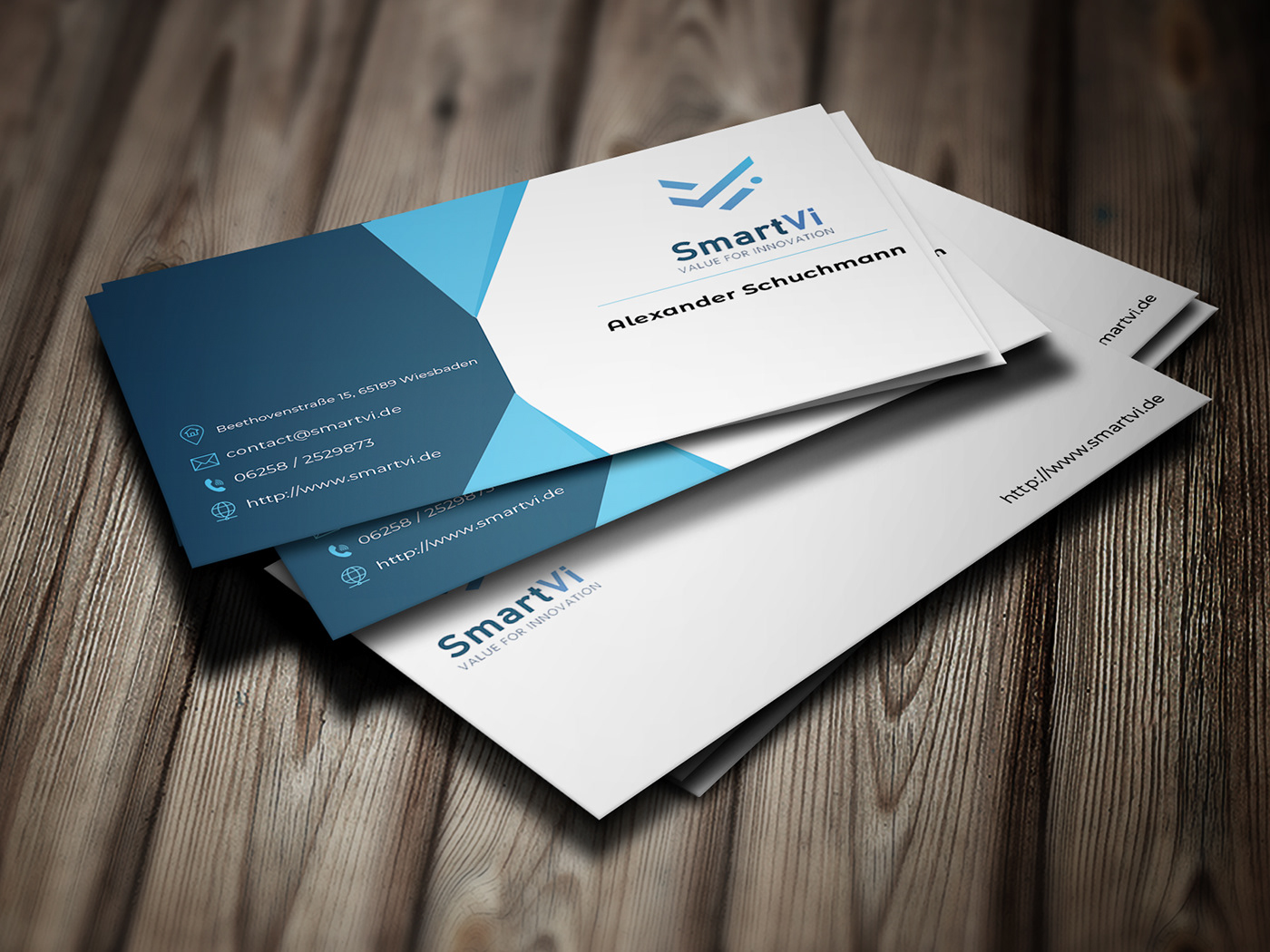 simple business card smart business card