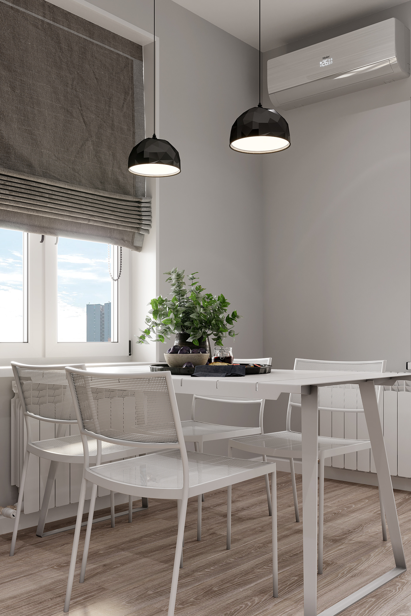Interior interiordesign livingroom LOFT minimalistic modern Scandinavian интерьер кухня kitchen