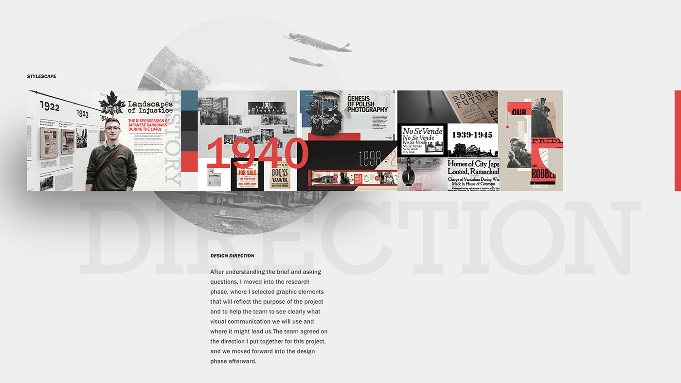 Canada history museum web site Webdesign Education