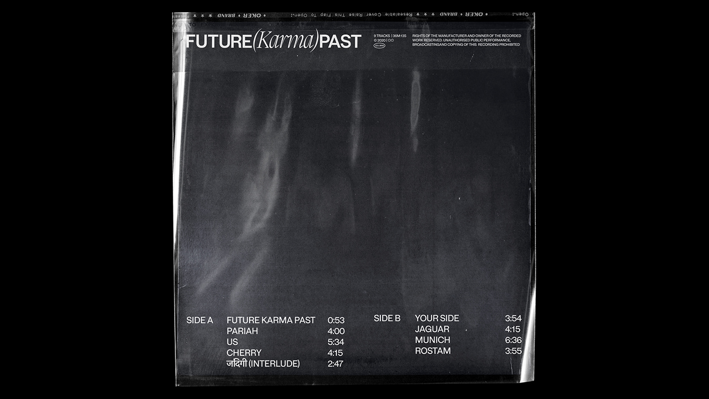 album campaign album cover Artist Branding experimental photography future Glitch karma music time Album Packaging