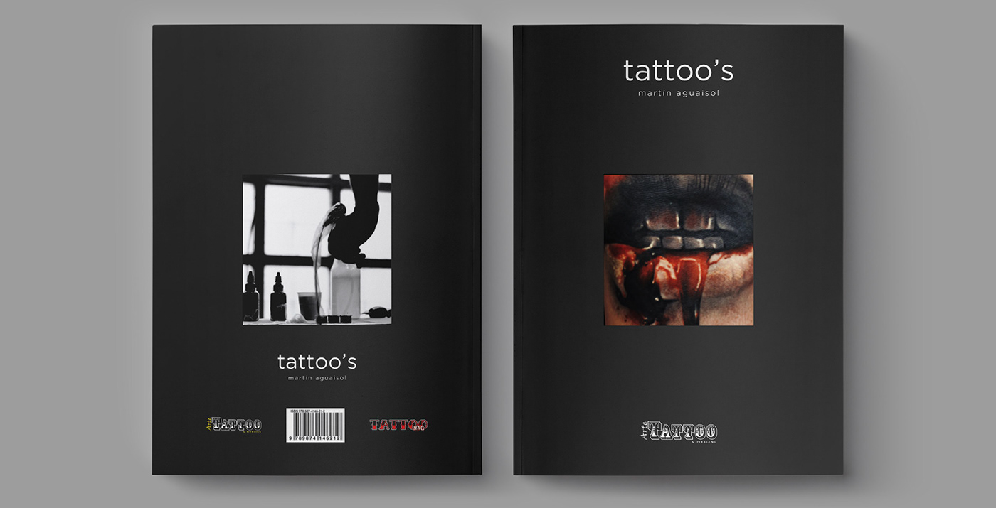 arte tattoo Diseño editorial tattoo book book cover diseño gráfico editorial print