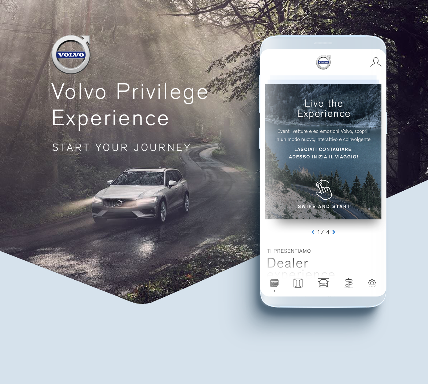 Volvo automotive   app mobile augmented reality interaction UI/UX Cars dealership mobile ui design