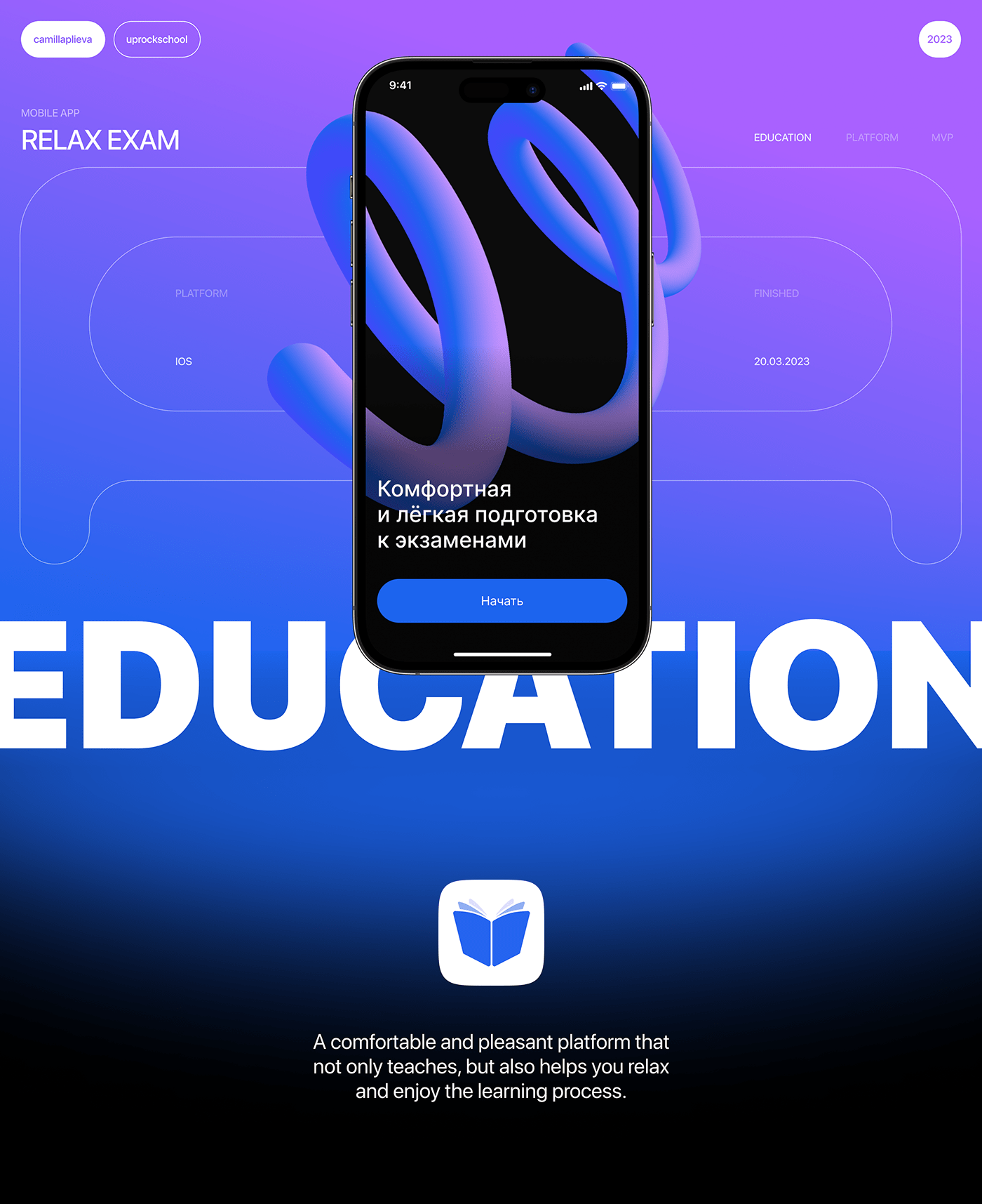 app design education app Mobile app UI ux