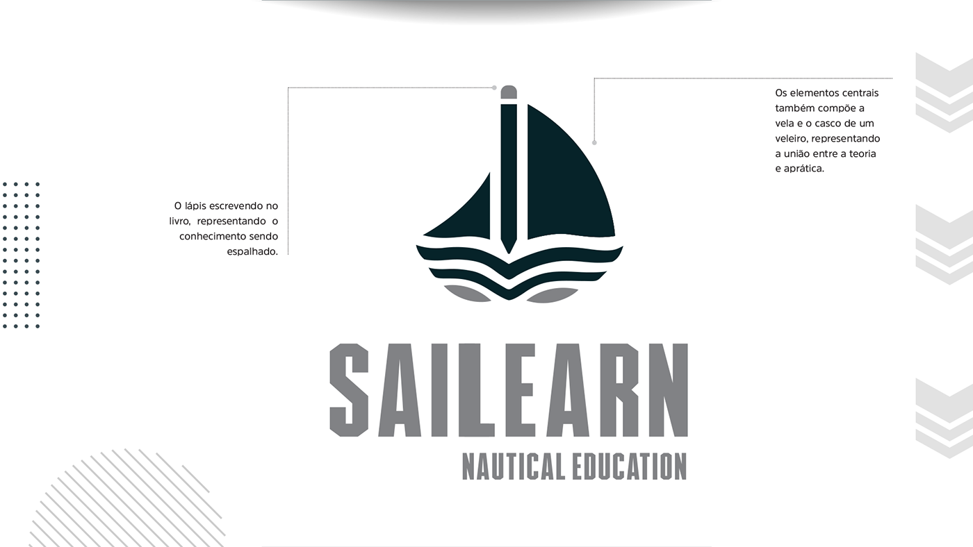 brand identity branding  identidade visual learning logo Logo Design Logotipo marca sailing visual identity