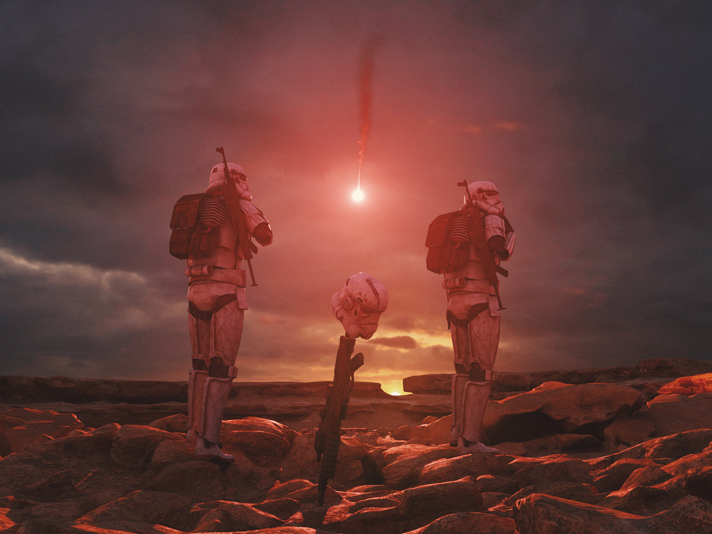 concept art Scenes soldiers star wars stormtroopers War ww2