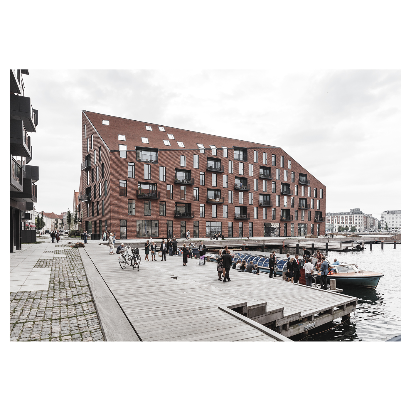 Krøyers Plads harbour front architecture copenhagen cobe vla brick living residential