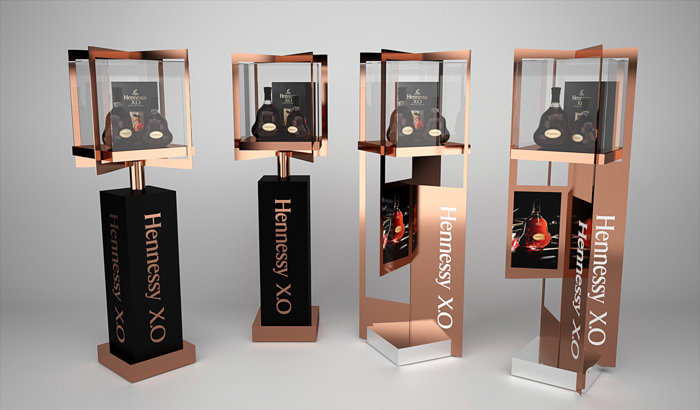 hennessy posm pos Maximov design ПОСМ пос pop Btl коньяк Cognac shop in shop alcohol