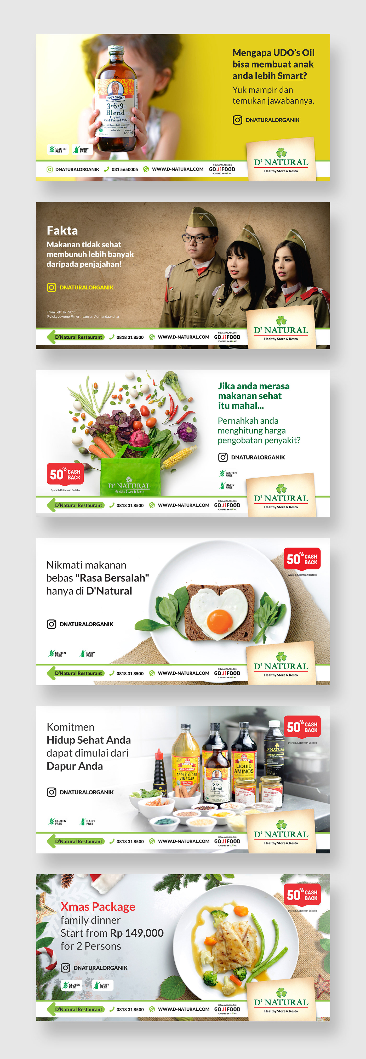 Advertising  banner billboard design business campaign healthy marketing   print Promotion restaurant