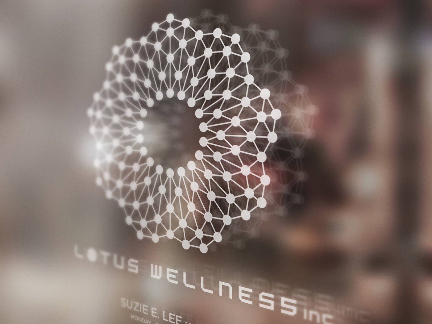 Adobe Portfolio Logo Design Lotus geometric medicine acupuncture Wellness eastern medicine Alternative Medicine flower