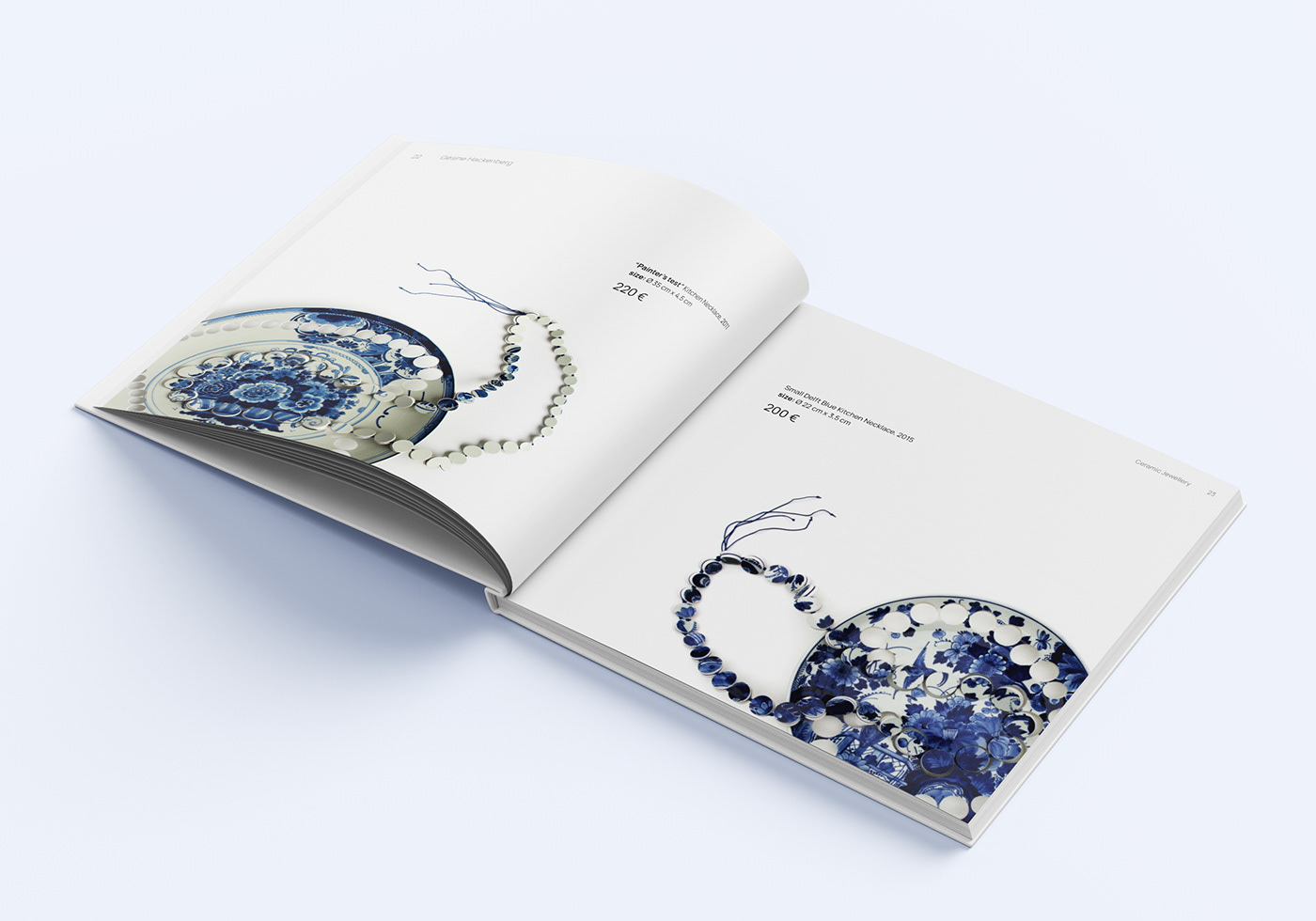 Advertising  brochure brochure design catalog catalog design ceramic editorial design  InDesign jewelry print design 