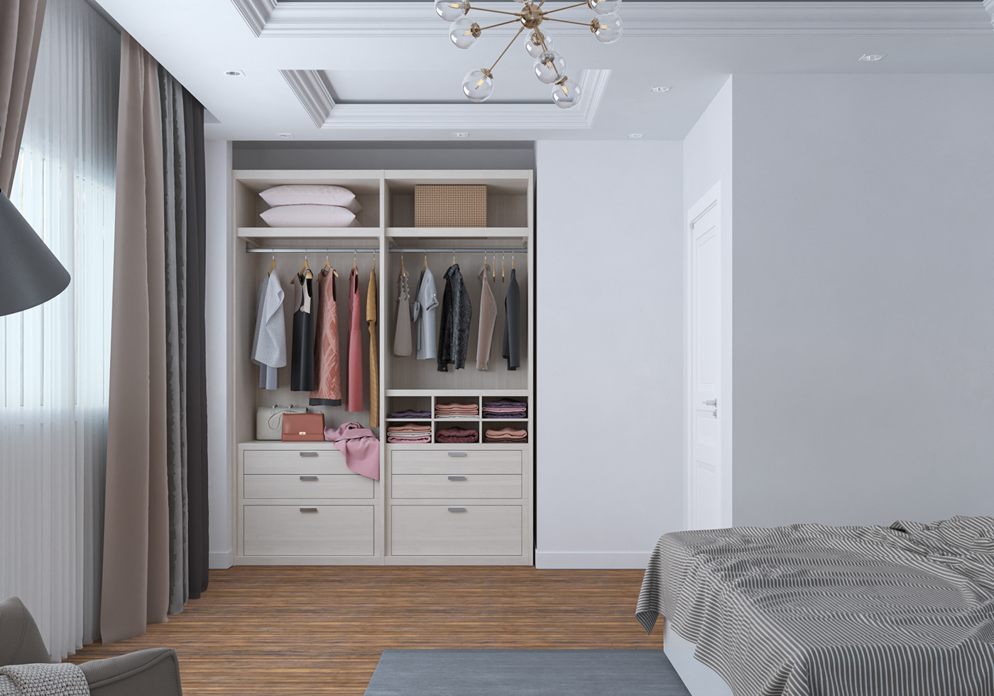 3D 3d max architecture bedroom design interior design  portfolio Render visualization vray