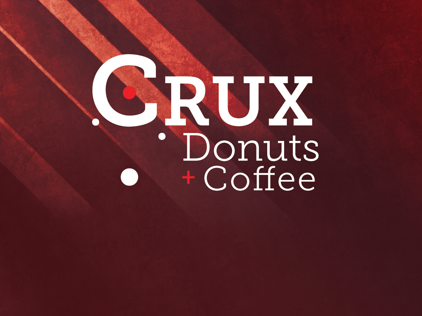 Coffee CRUX branding  simple minimalistic shop