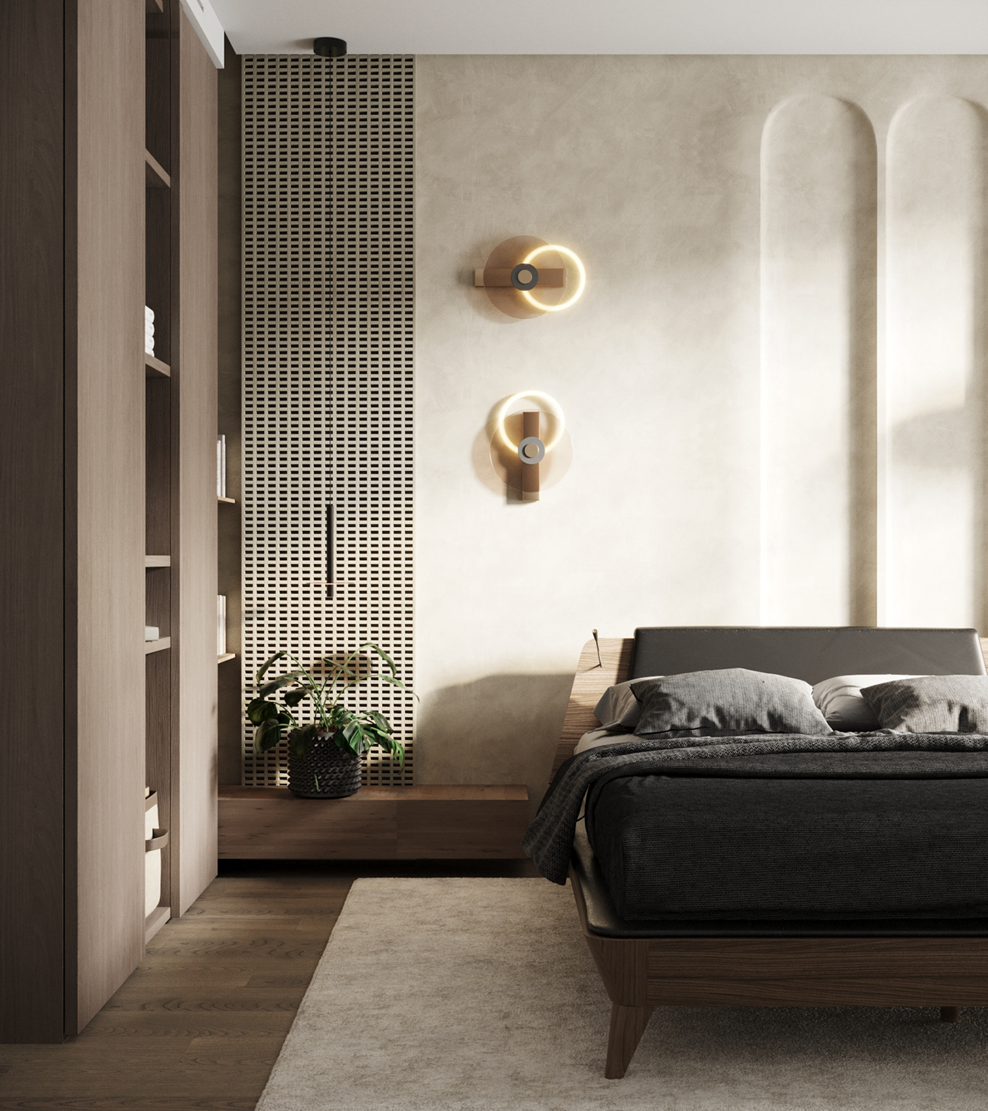 design bedroom design visualization interior design  3ds max CGI