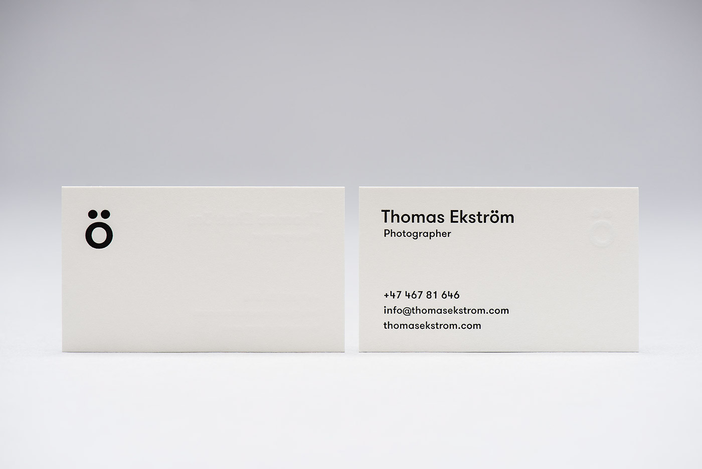 photographer letterpress photo identity