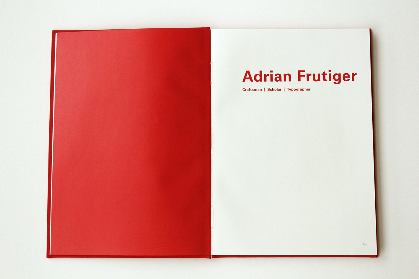 adrian frutiger istd swiss typography craftsmanship type design Bookdesign Layout open spine