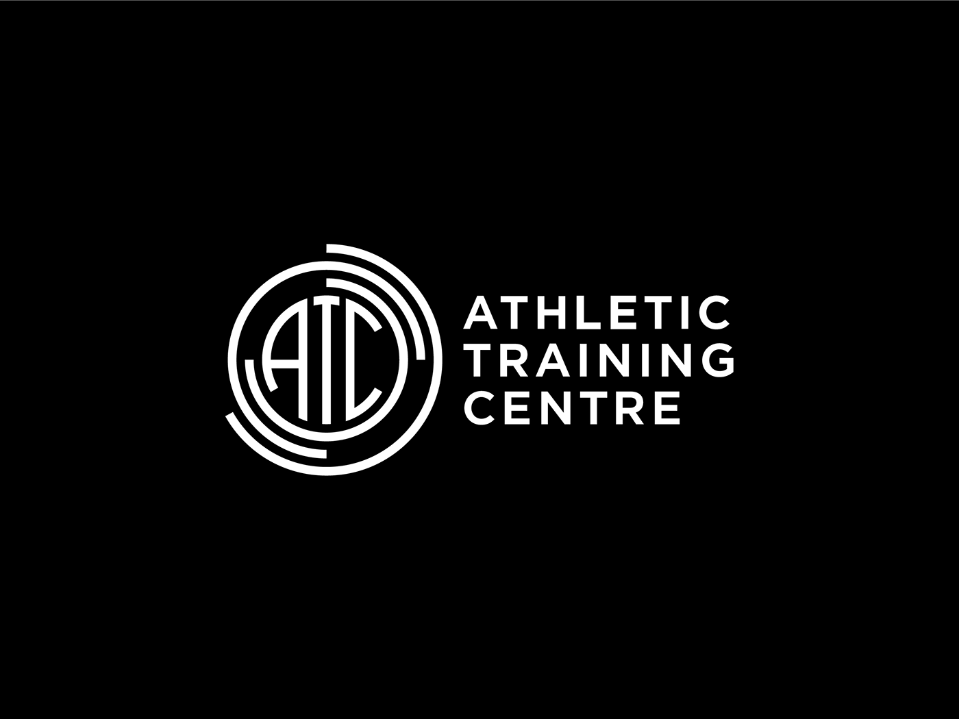sports monogram Performance fitness gym athletics training branding  logo symbol