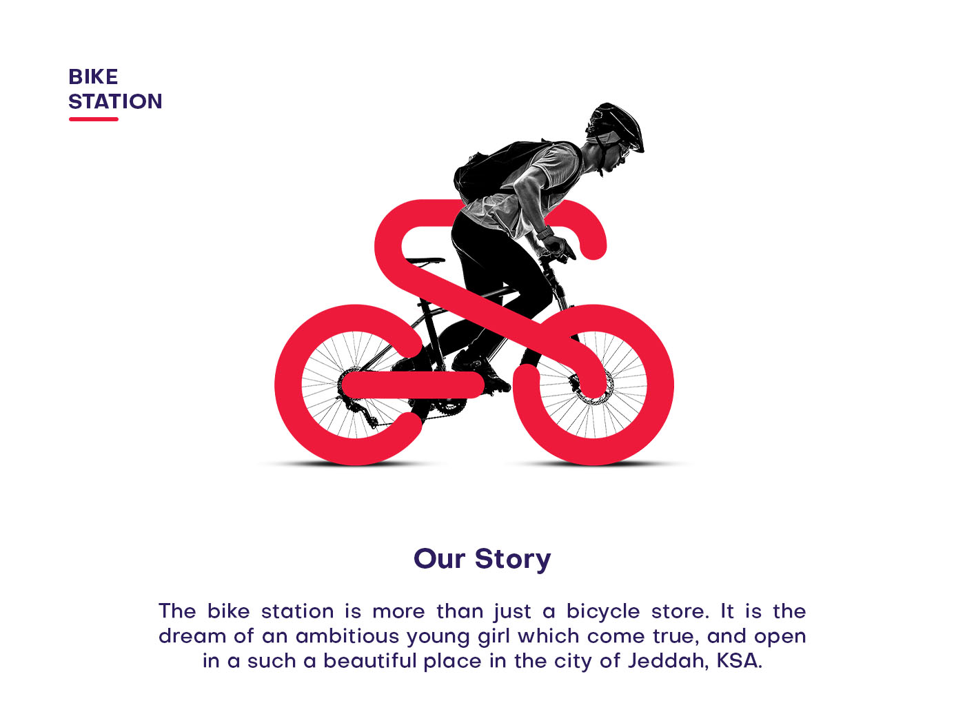brand art Bike cycle energy logo purple identity design
