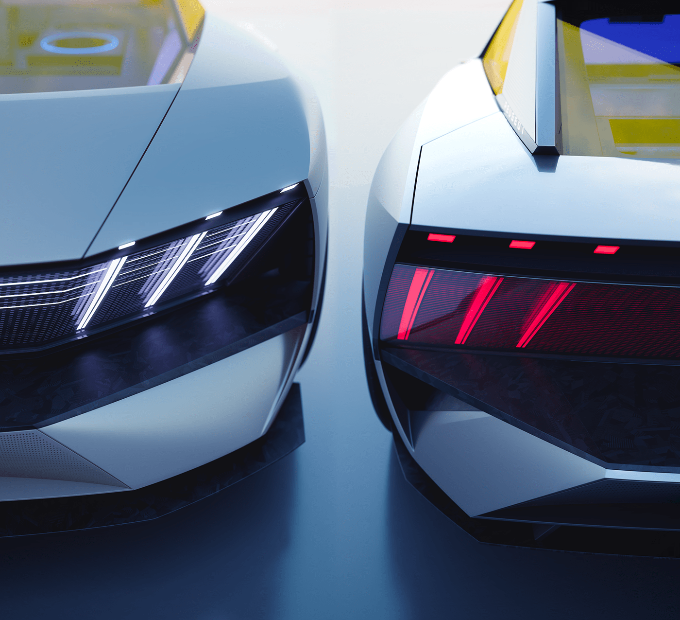 3D automotive   car CGI concept design Digital Art  motion graphics  PEUGEOT visualization