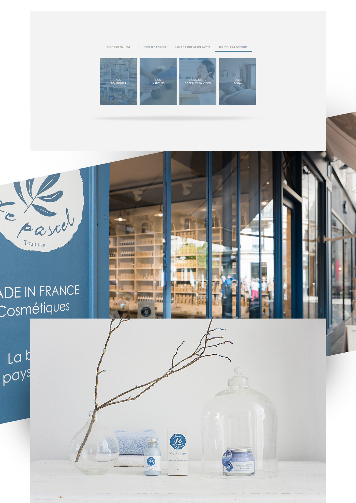 direction artistique UIUX design responsive web Shelf E COMMERCE