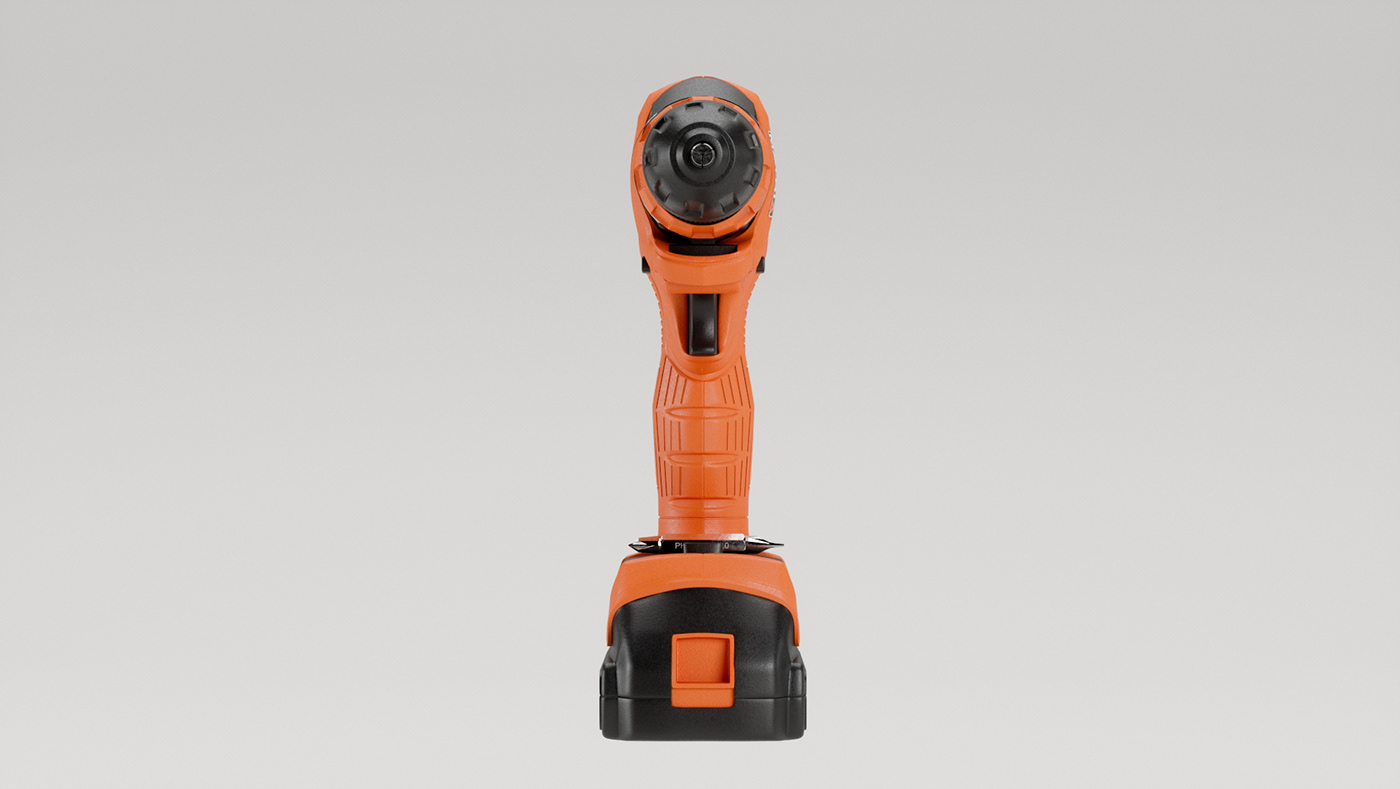 3d animation 3ds max animation  Black and Decker drill FStorm product product design  Render rendering