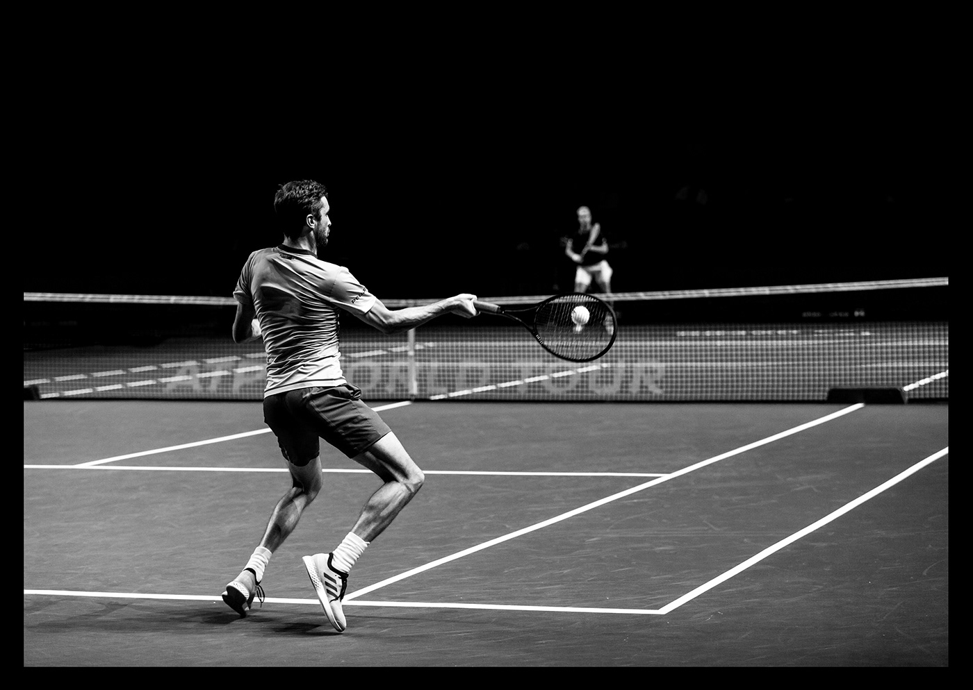 sport noiretblanc  tennis atp Photography 