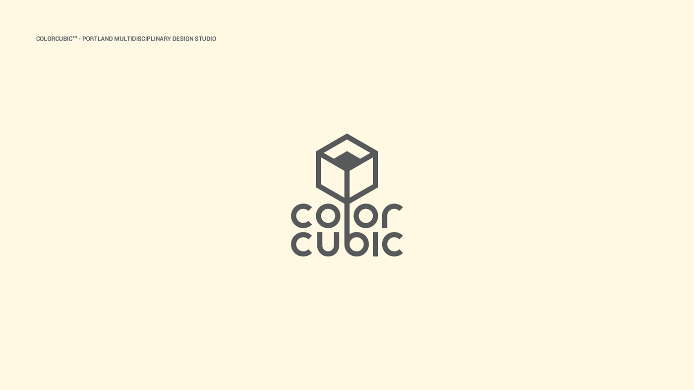 ILLUSTRATION  typography   iconography brand identity design icons Colorcubic logos Logo Design Portland Oregon