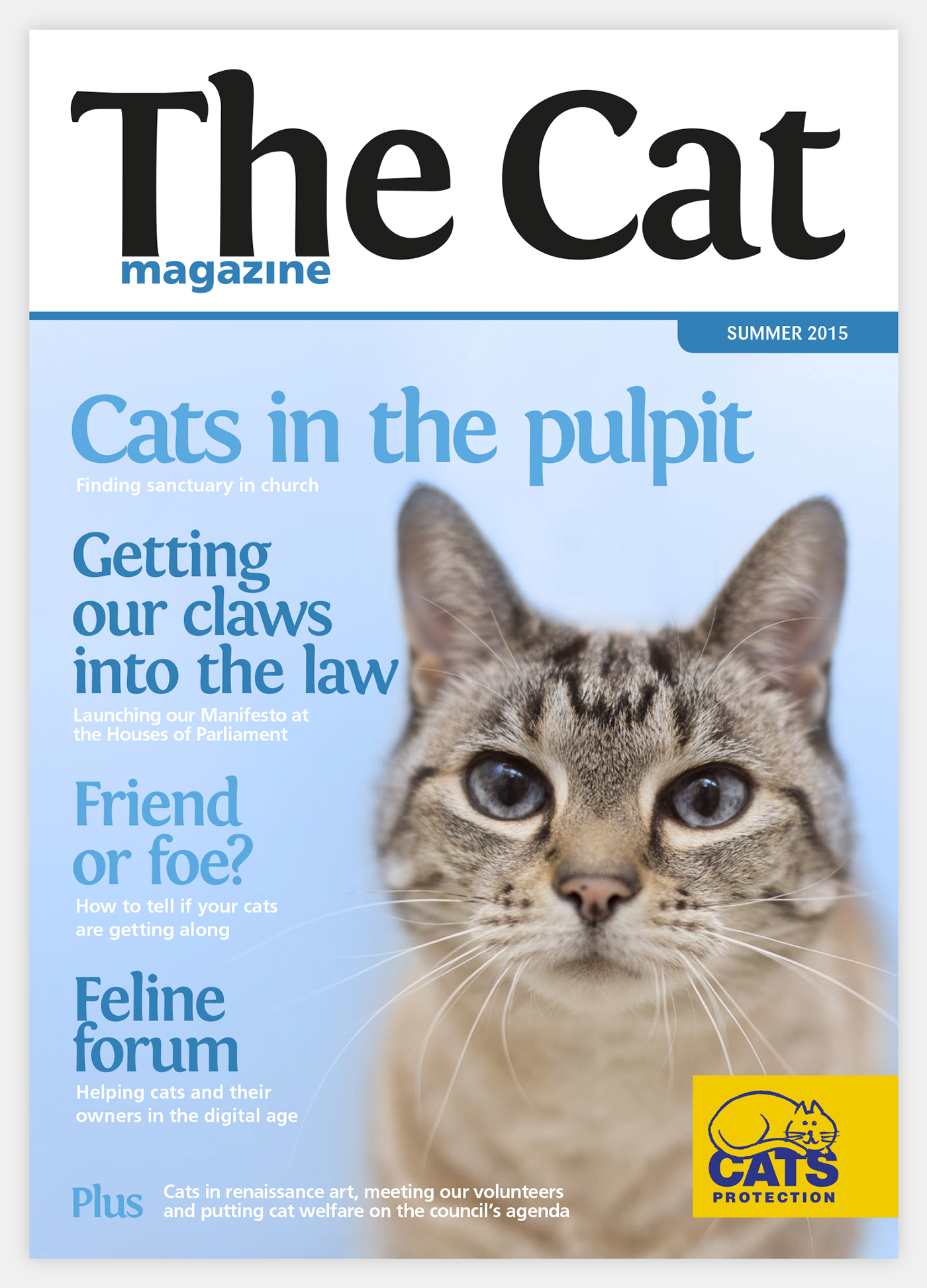 Cats Protection cats charity magazine editorial