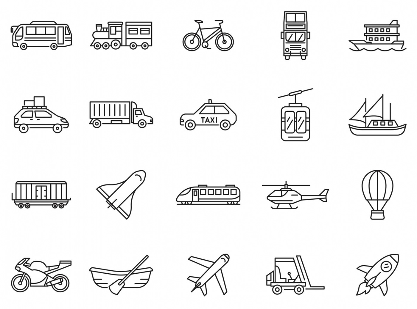 freebie icon design  icons download icons pack icons set transportation transportation icon transportation vector vector design vector icon
