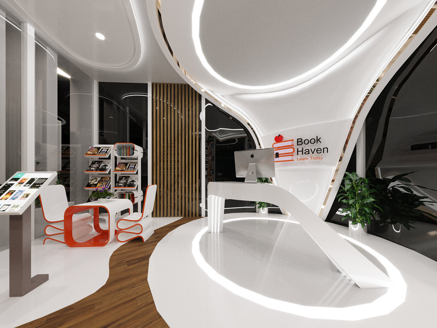 architecture booth Event Exhibition  expo interior design  Kiosk modern Render Stand