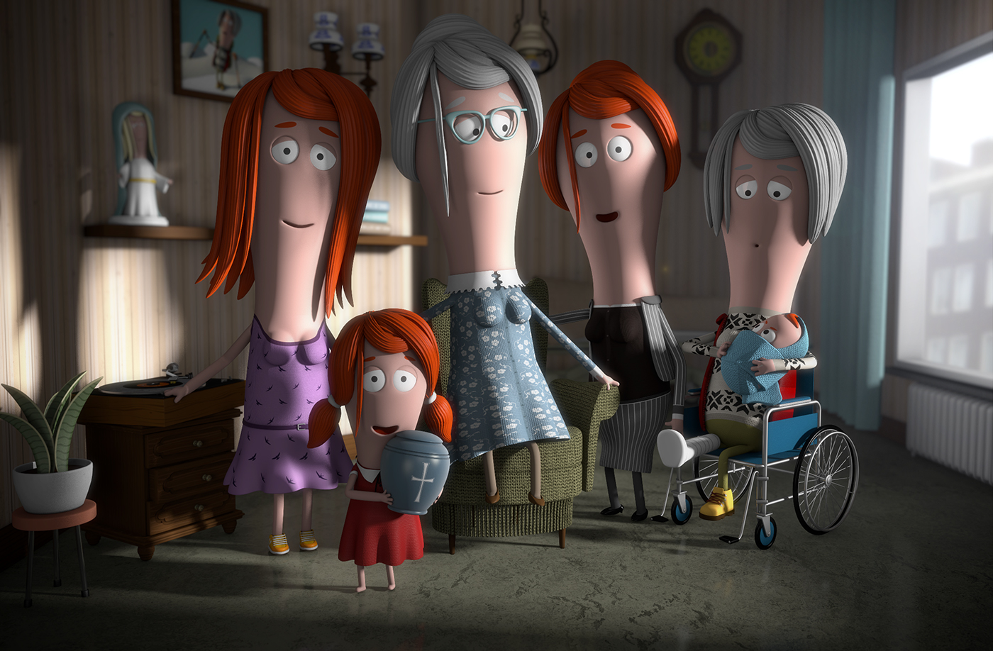 animation  Oscars nominated Character design  Animated Short time travelling design dutch