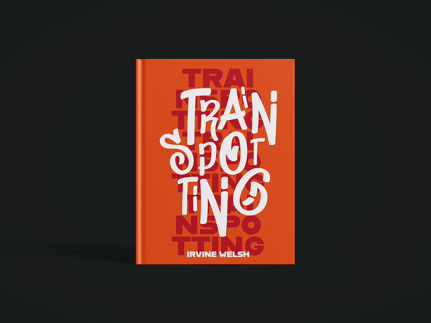 cover design editorial typography   Diseño editorial editorial design  design Trainspotting book book cover diseño de cubiertas