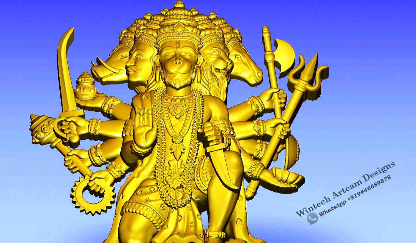 Hanuman cnc CNC Router CNC machining cnc files cnc milling artcam design carving cnc hanuman hanuman artcam