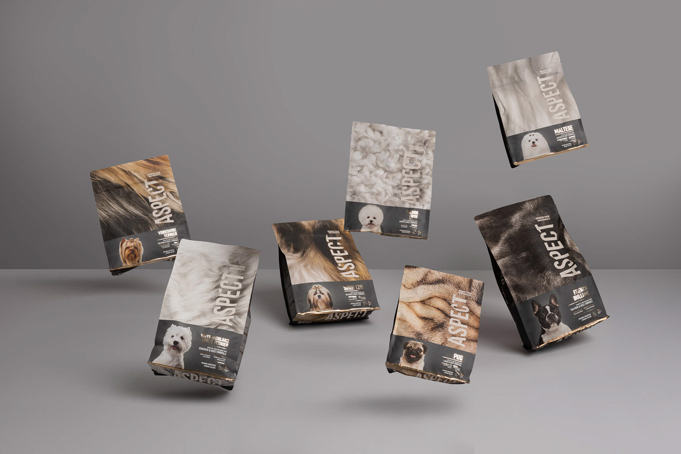 Breed design dog food Packaging packaging design Pet design product identity