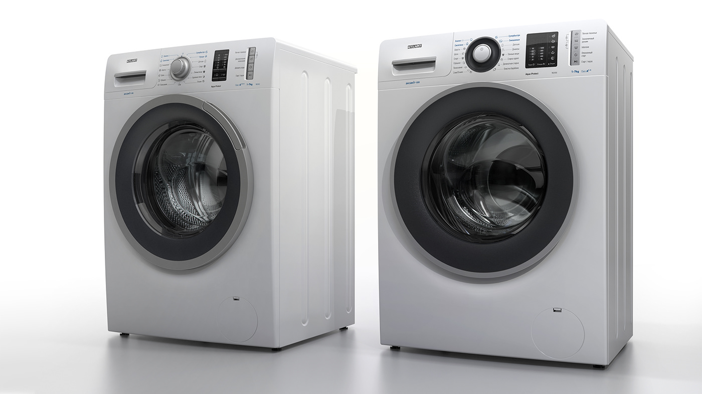 3D design home appliances industrial design  laundry rendering visualisation vray Washing machine