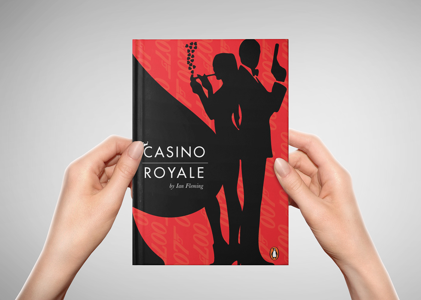 james bond book design book design spreads mock ian fleming casino royale casino graphic Silhouettes