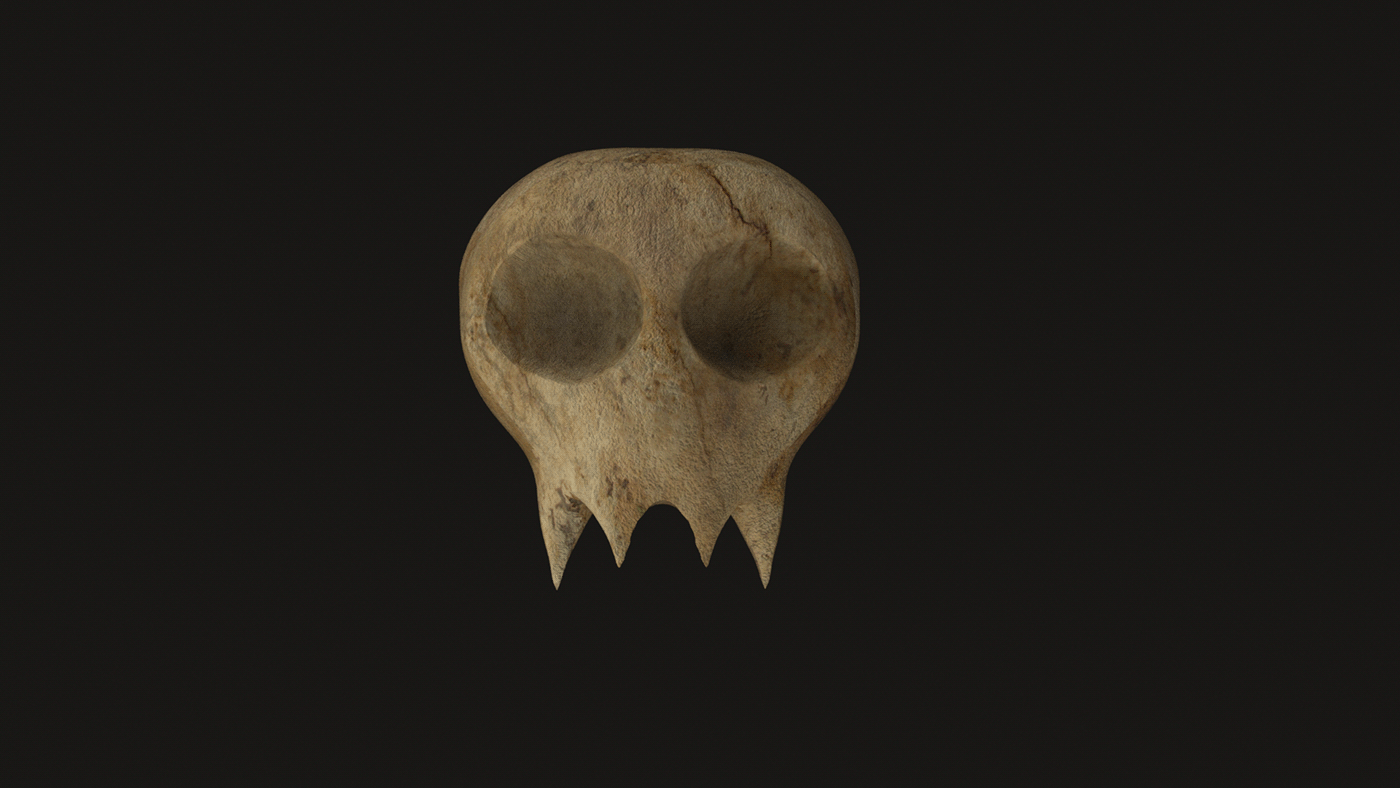 c4d Cranium death skull Zbrush 🍔