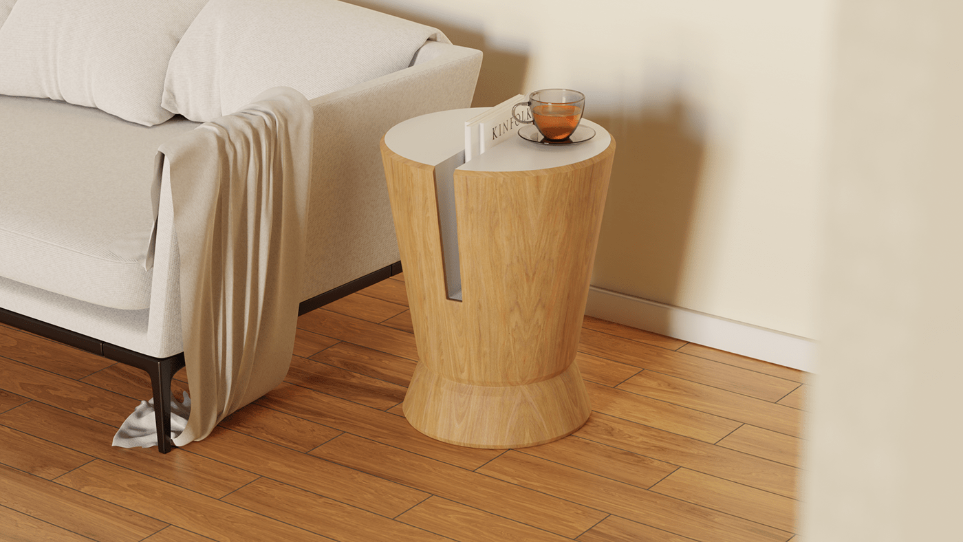 furniture side table table wood metal furniture design  Nordic Design Scandinavian design Minimalism minimalist furniture
