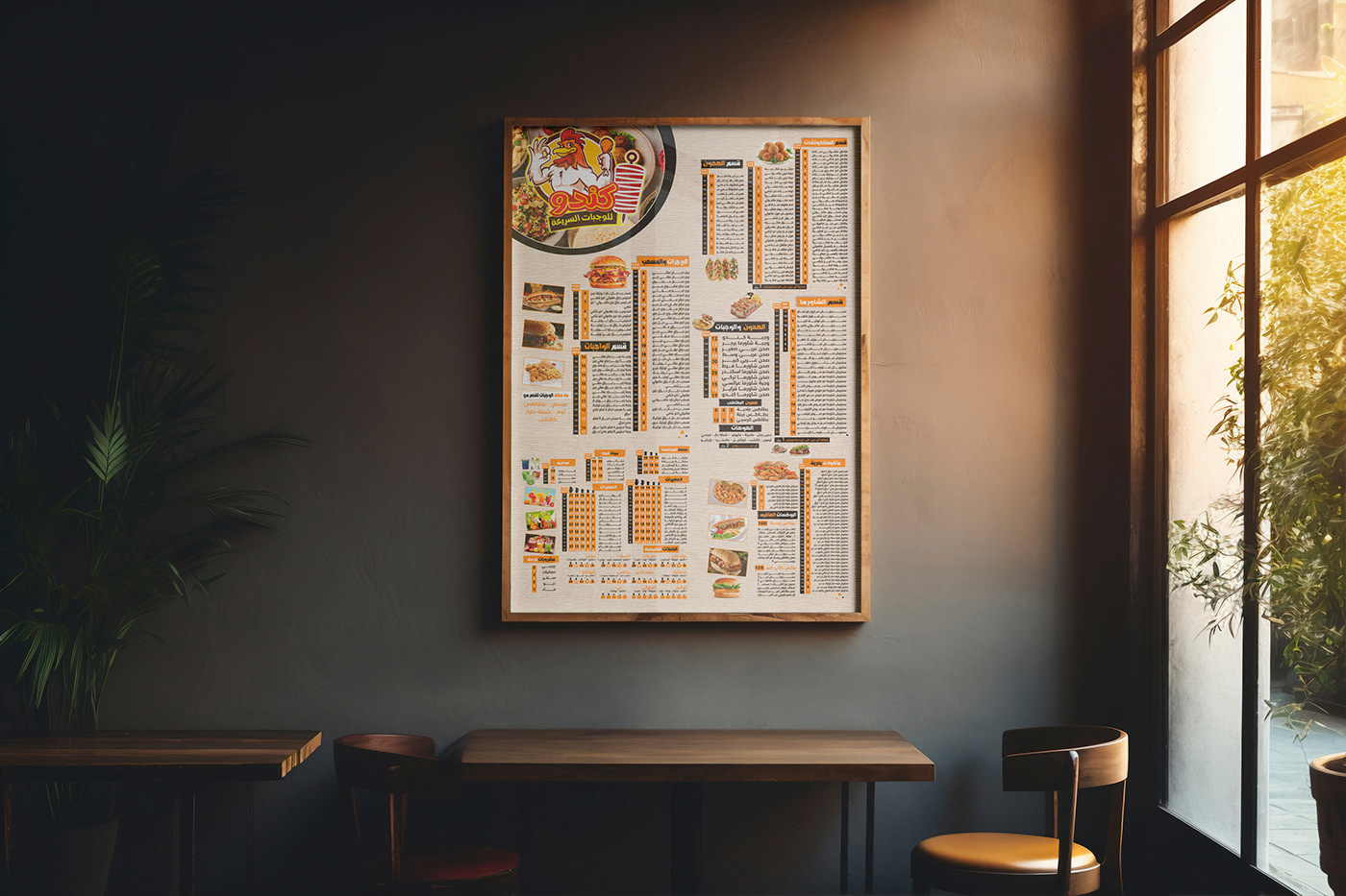 menu هویت بصری رمضان كريم حسنى   menu design restaurant