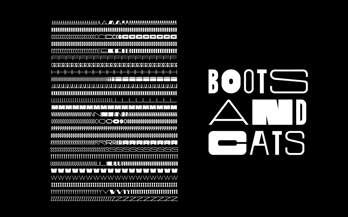 beatbox font music Musique poster Typeface Typographie