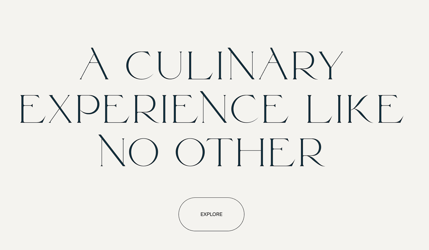 animated website concept CreativeDirection identity Logo Design restaurant UI/UX Webdesign