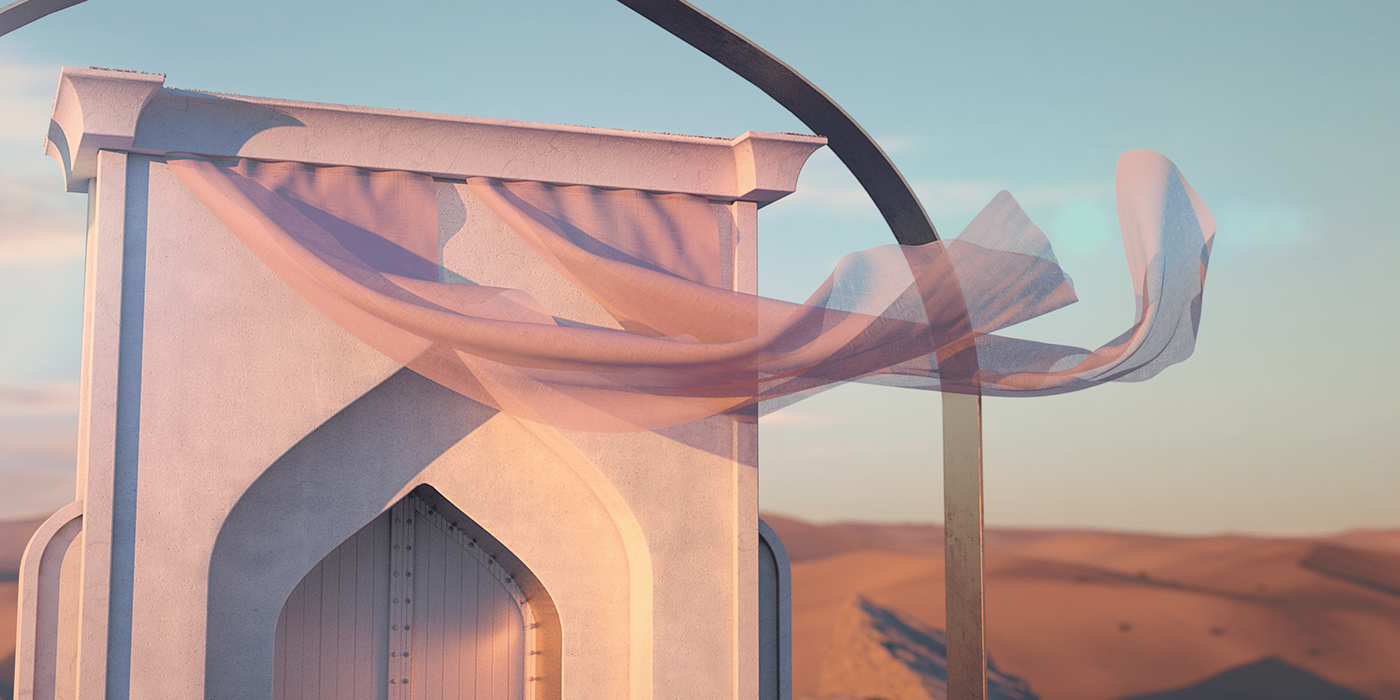 architecture art desert dubai dunes Qatar sakura sand Technology zen