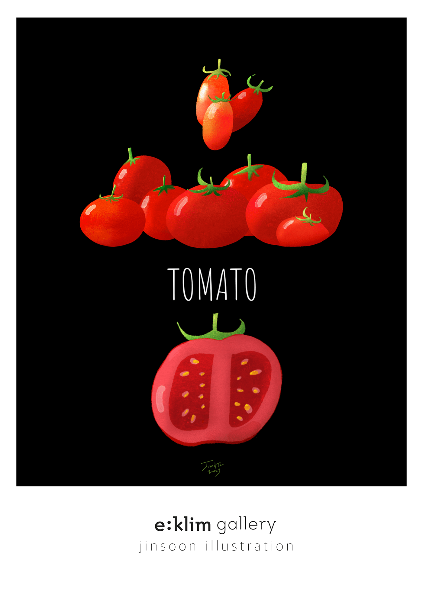 vector ILLUSTRATION  svg ai Fruit Illustration fruits illustration 글림작가임진순 watermelon Tomato mandarin apple