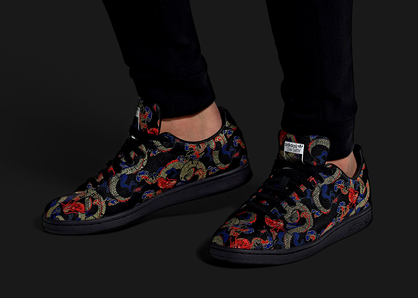 adidas animation  dragon festival footwear design graphic design  ILLUSTRATION  surface design textile design 