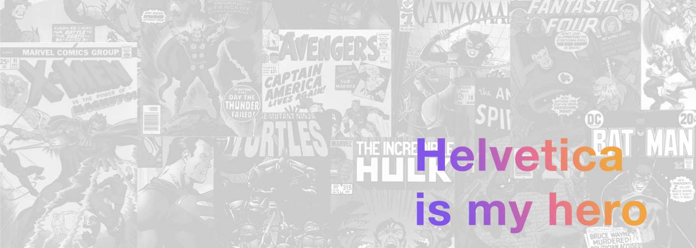 helvetica Hero Illustrator alphabet letter font poster Minimalism pantone Fun Typeface Resume superman Behance Mockup